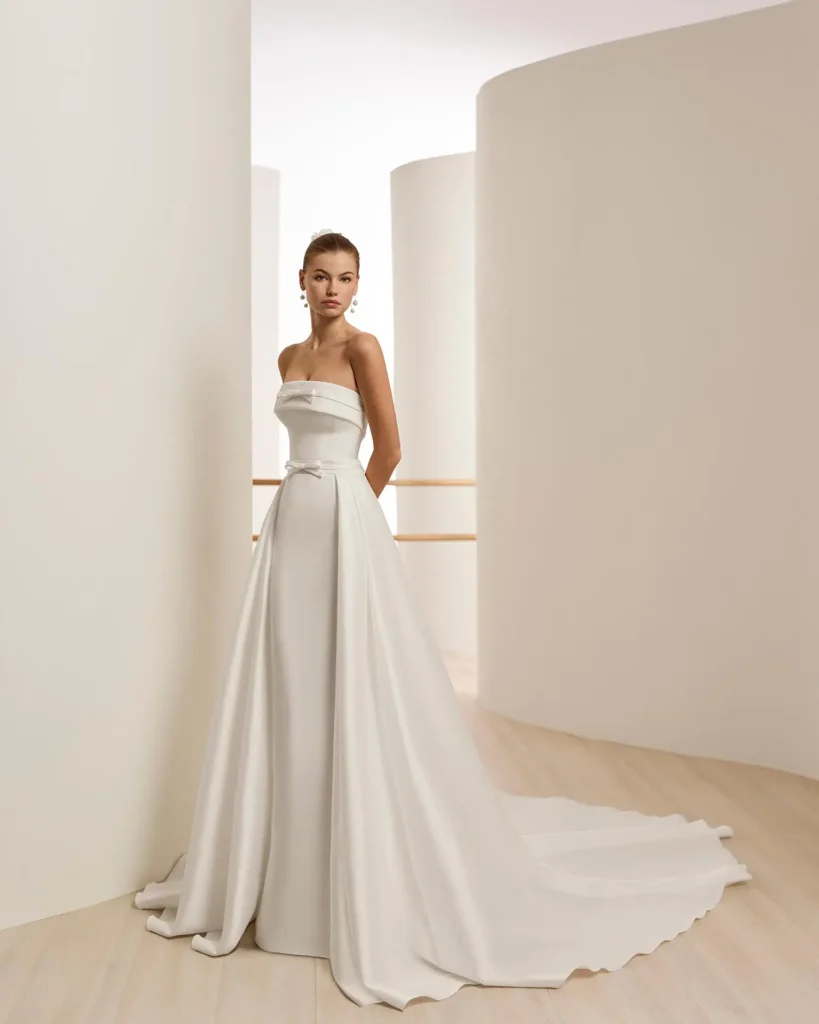 vestido de novia aire barcelona modelo daphne