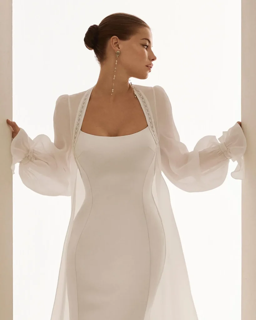 vestido de novia aire barcelona modelo donna