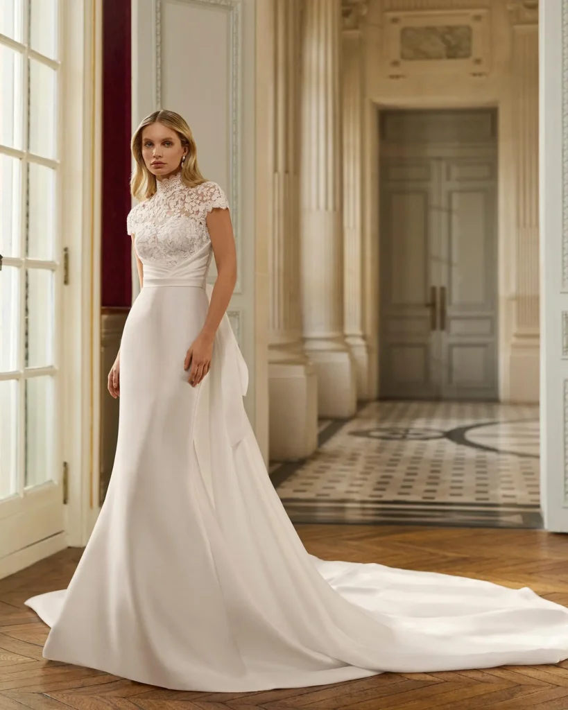 vestido de novia aire barcelona modelo becky