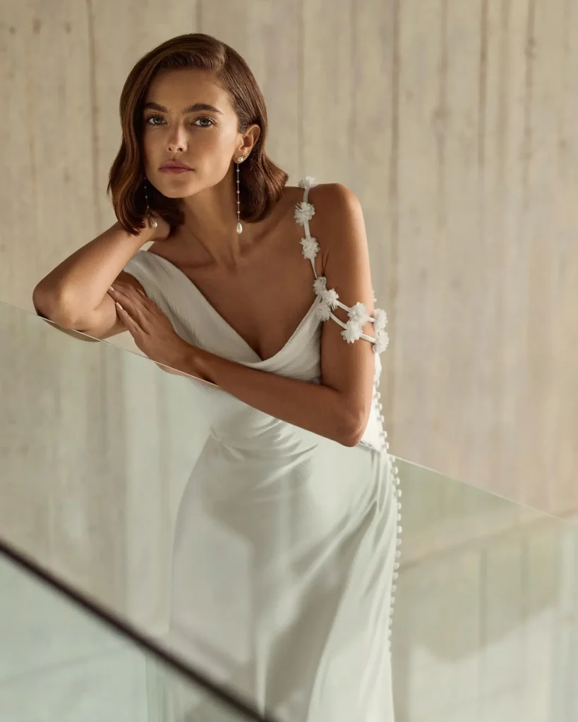 vestido de novia rosa clará modelo gabriela